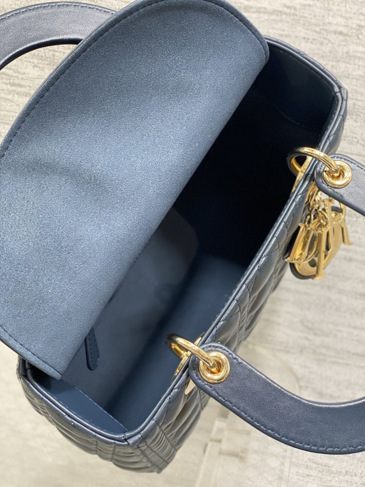 Сумка Lady Dior кожаная 24 см фото 8