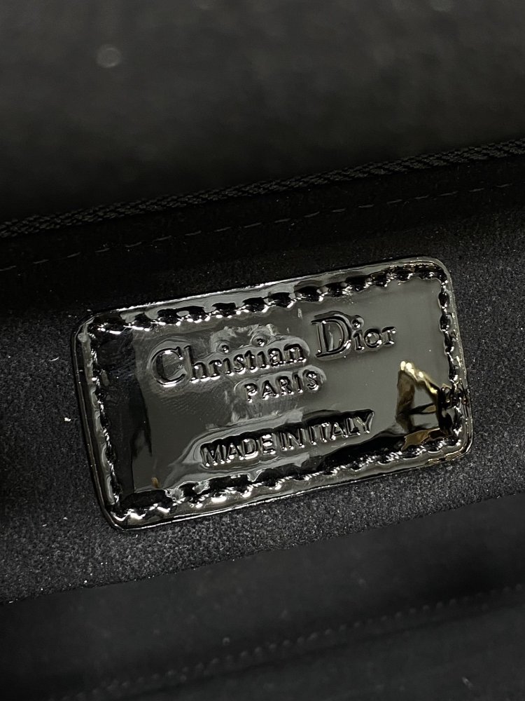 Сумка Lady Dior кожаная 24 см фото 9