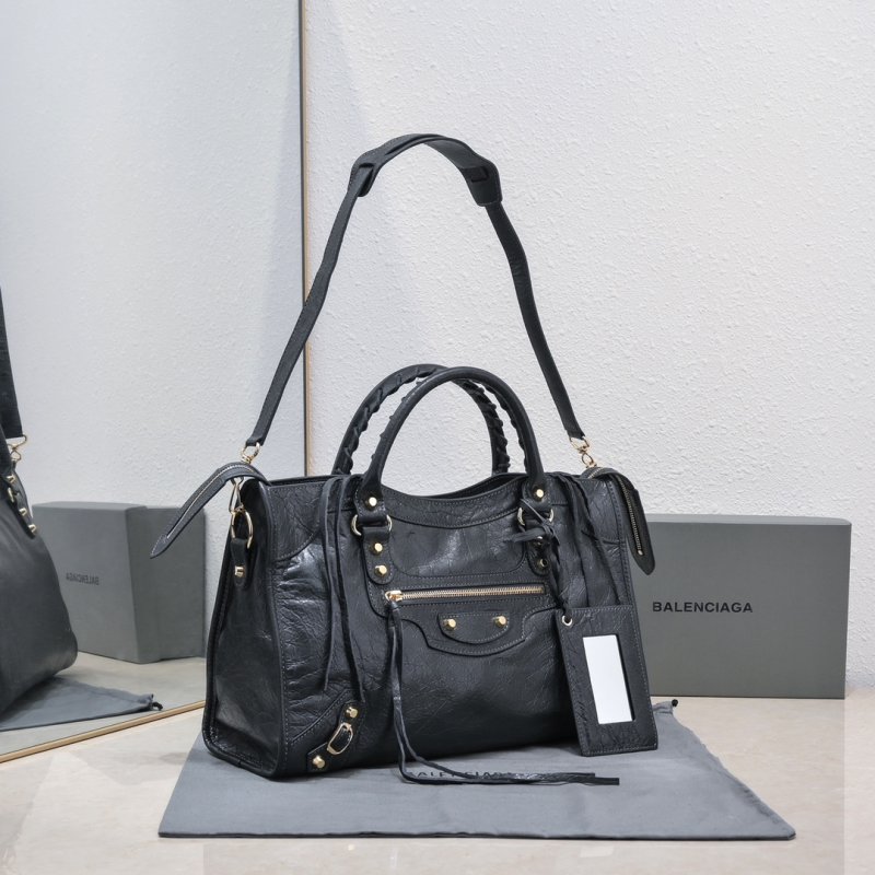 Сумка Le City Medium кожаная 38 см фото 2