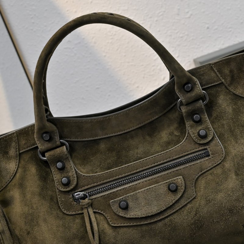 Сумка Le City Medium замшевая 38 см фото 2