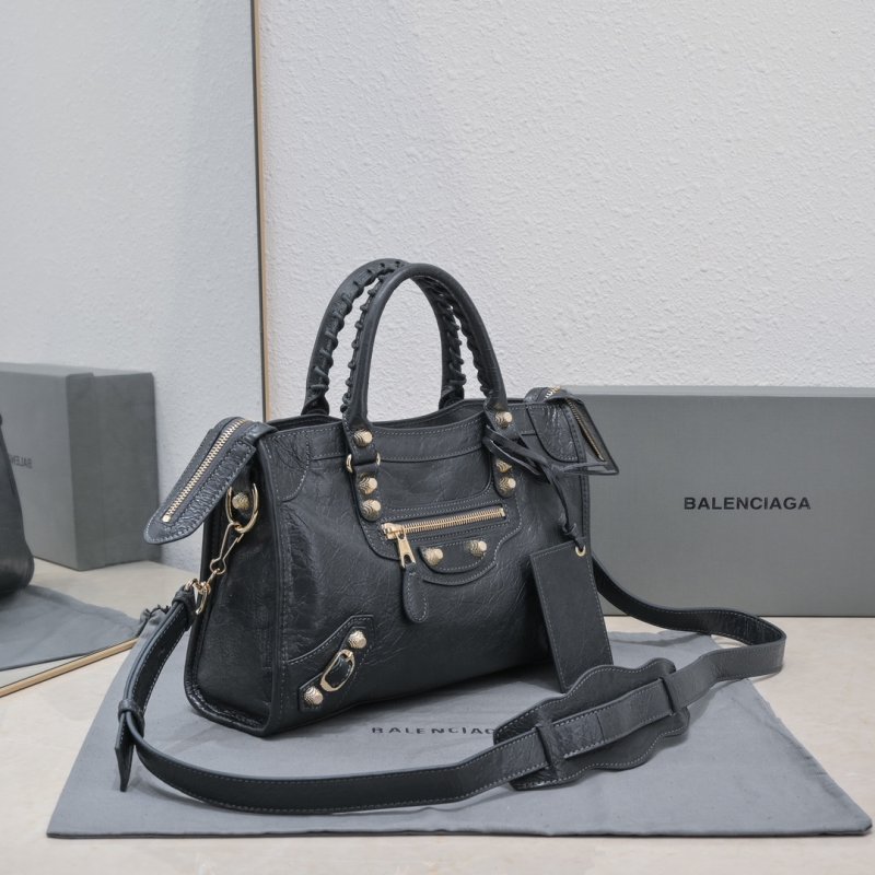 Сумка Le City Small кожаная 30 см фото 2