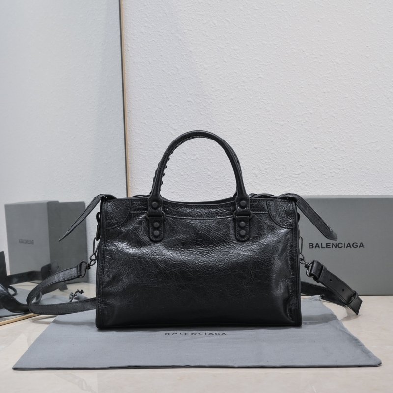 Сумка Le City Small кожаная 30 см фото 3