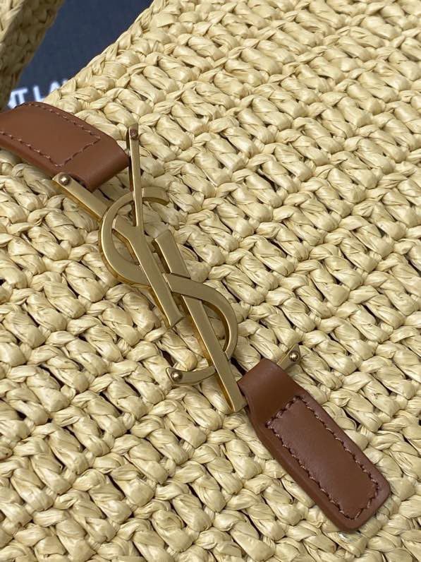 Сумка LE5A7 з рафии 24 см фото 2