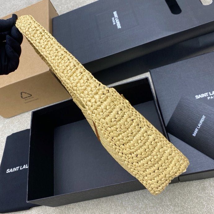 Сумка LE5A7 з рафии 24 см фото 3