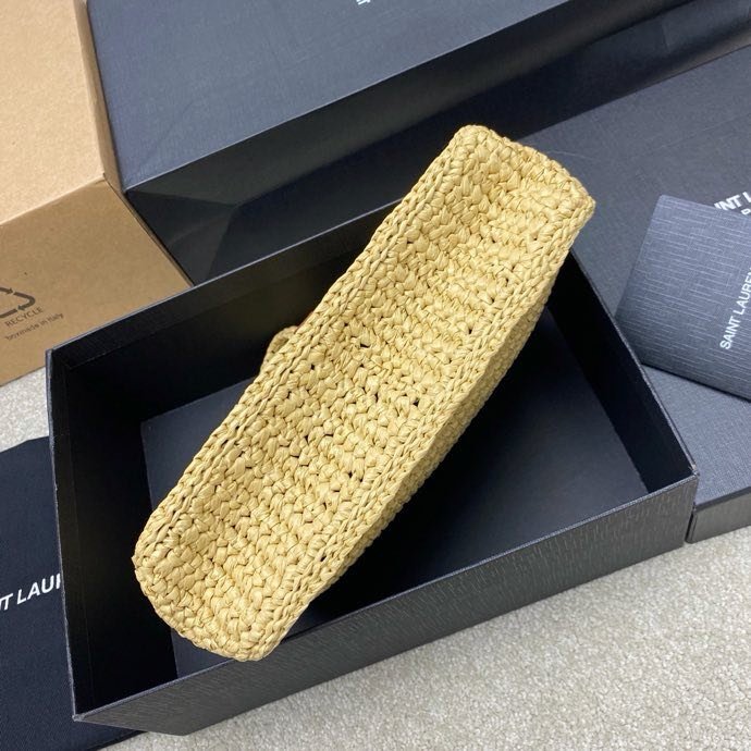 Сумка LE5A7 з рафии 24 см фото 5