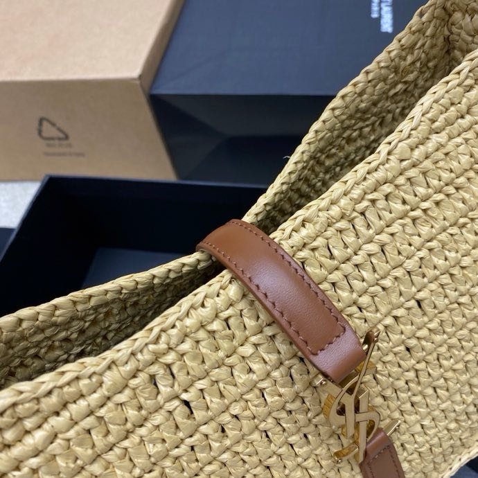 Сумка LE5A7 з рафии 24 см фото 6