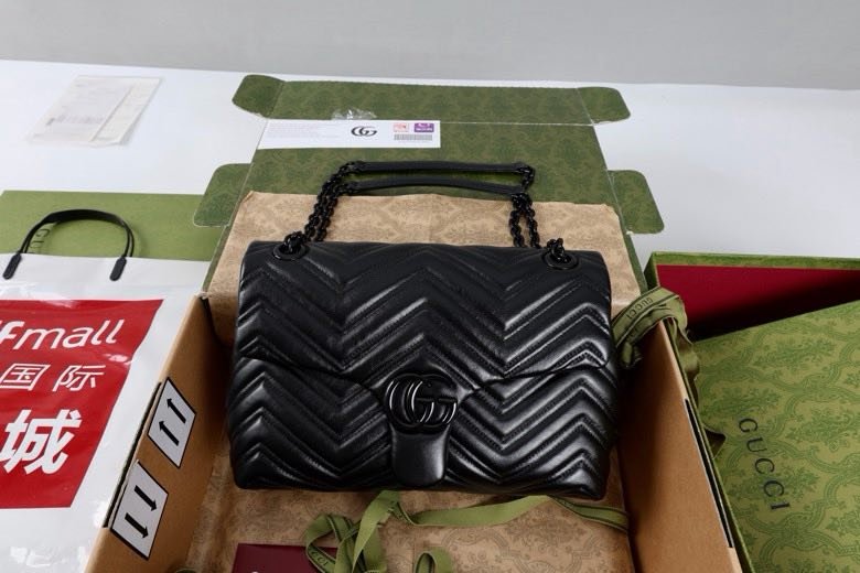 Сумка Marmont кожаная 31 см фото 4