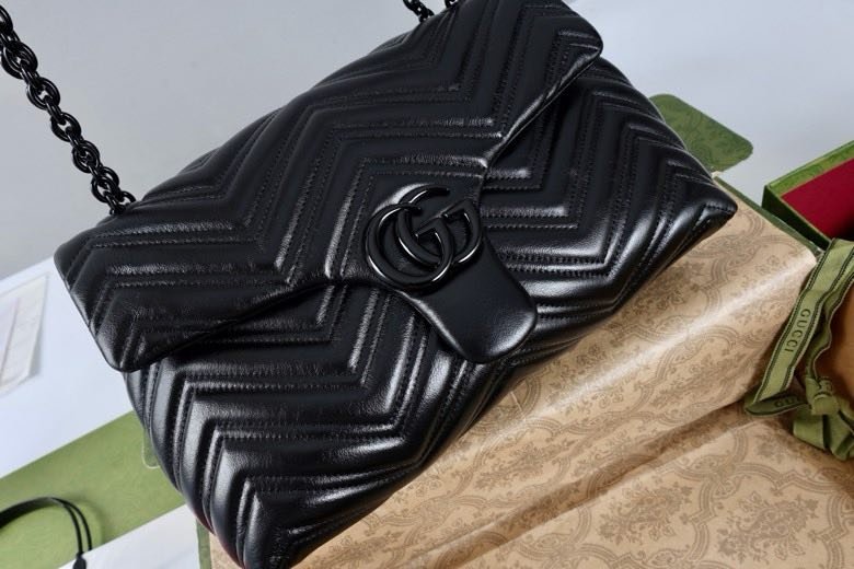 Сумка Marmont кожаная 31 см фото 5