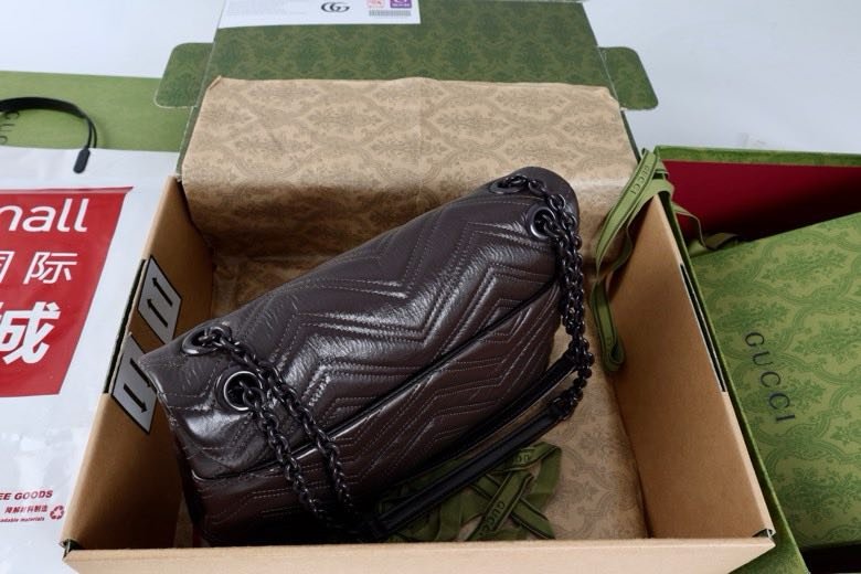 Сумка Marmont кожаная 31 см фото 7