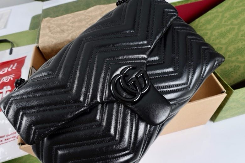 Сумка Marmont кожаная 31 см фото 8