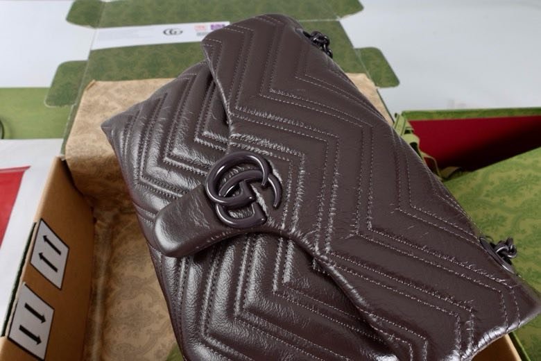 Сумка Marmont кожаная 31 см фото 9