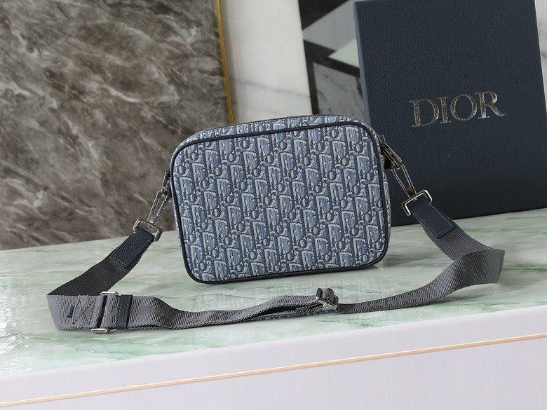 Сумка мессенджер кожаная 23 см (из трех частей) фото 9