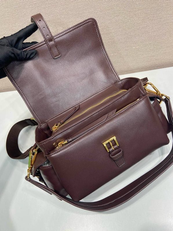 Сумка мессенджер кожаная 30 см фото 5