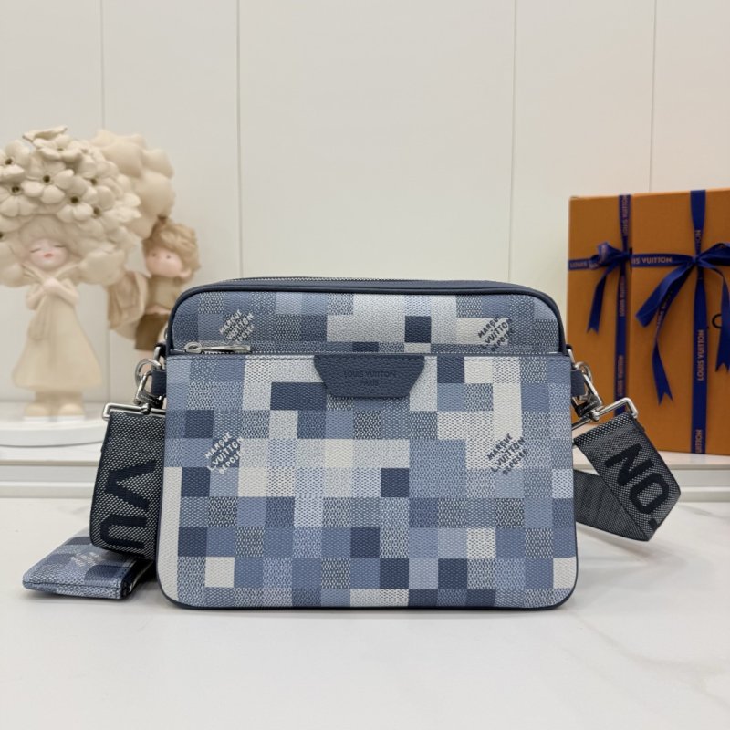 A bag messenger Trio M28601 Blue Mosaic