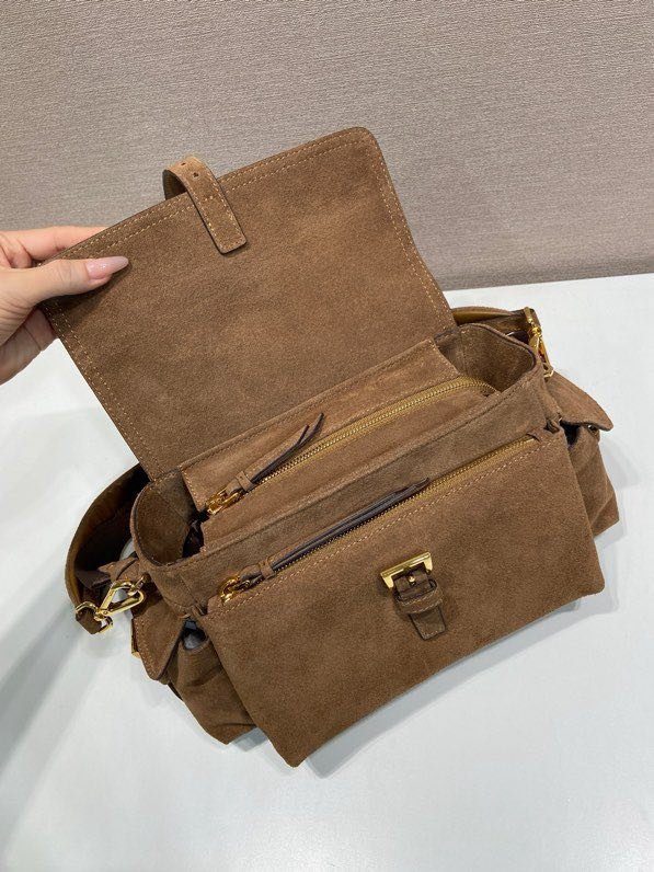 Сумка месенджер замшева 30 см фото 9