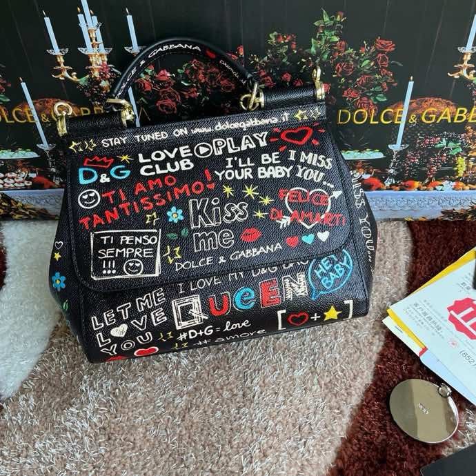 A bag Miss Sicily Multicolor 25 cm