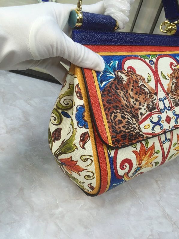 A bag Miss Sicily Multicolor 25 cm фото 3