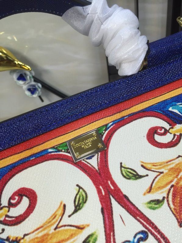 A bag Miss Sicily Multicolor 25 cm фото 4