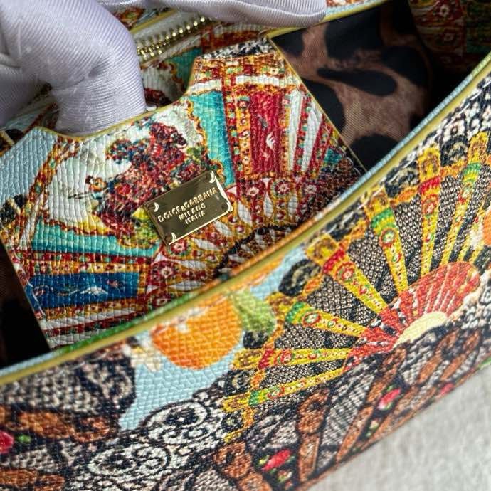 A bag Miss Sicily Multicolor 25 cm фото 4