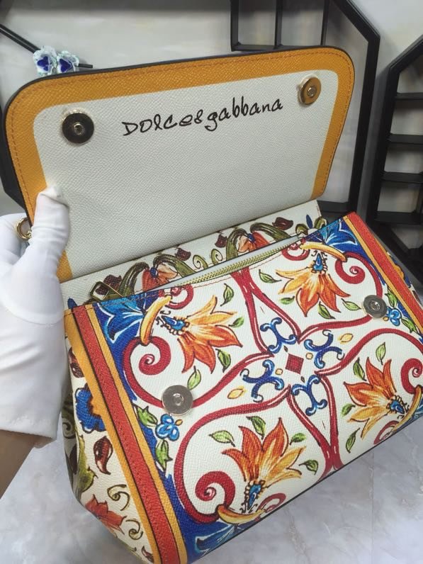 A bag Miss Sicily Multicolor 25 cm фото 5