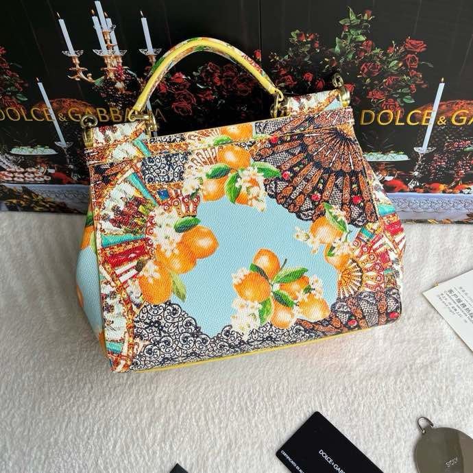 A bag Miss Sicily Multicolor 25 cm фото 7