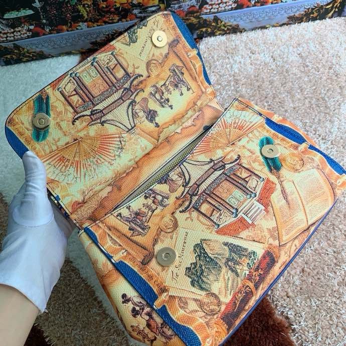 A bag Miss Sicily Multicolor 25 cm фото 8