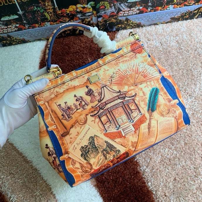 A bag Miss Sicily Multicolor 25 cm фото 9