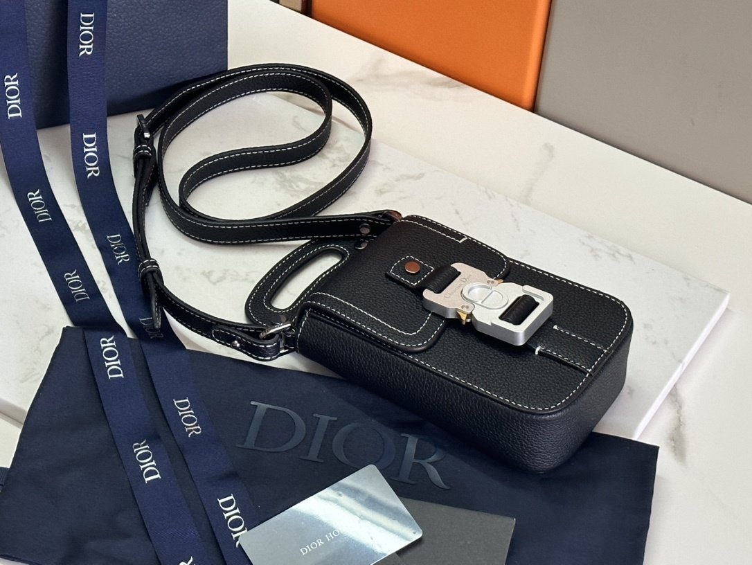 Сумка чоловіча Dior Saddle 11 см фото 4