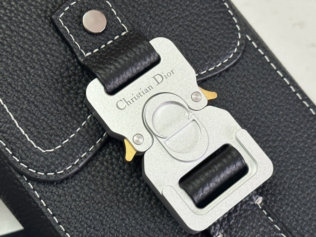 Сумка чоловіча Dior Saddle 11 см фото 6