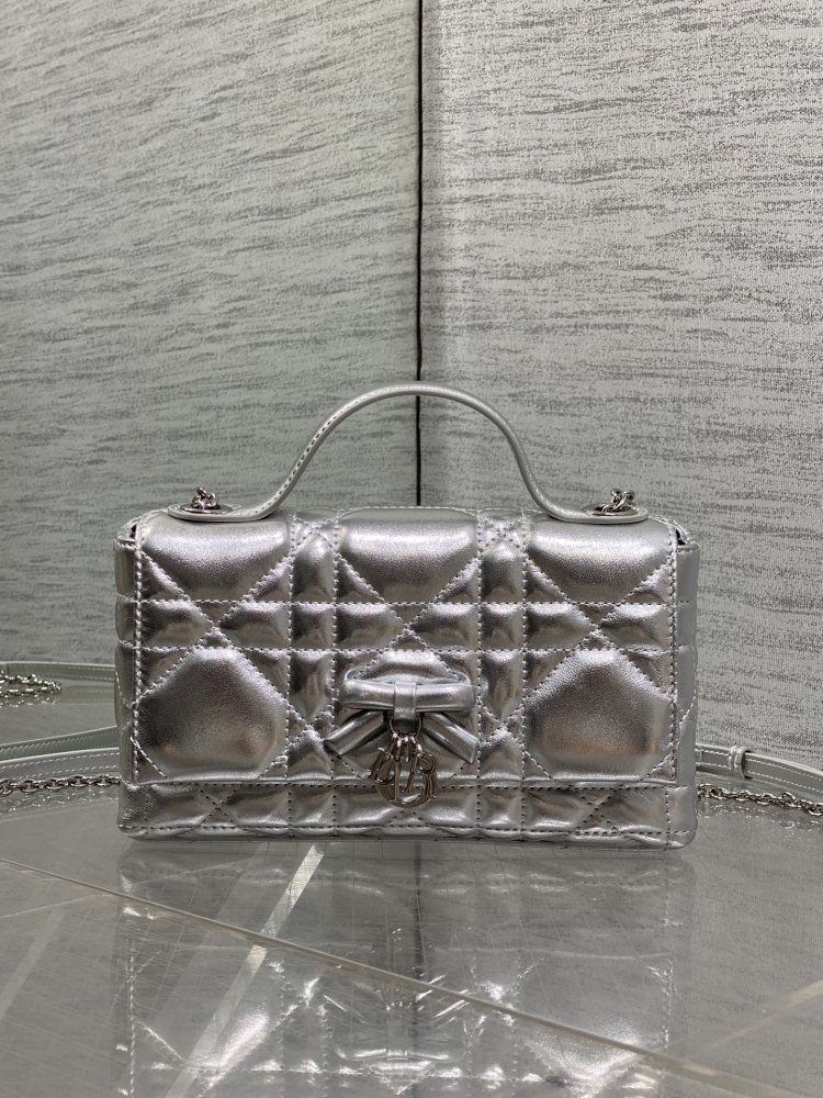 Сумка My Dior Mini 21 см в коже Cannage Lambskin