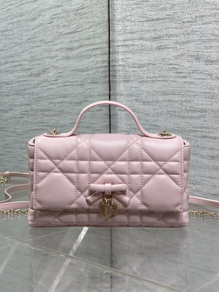 Сумка My Dior Mini 21 см в коже Cannage Lambskin