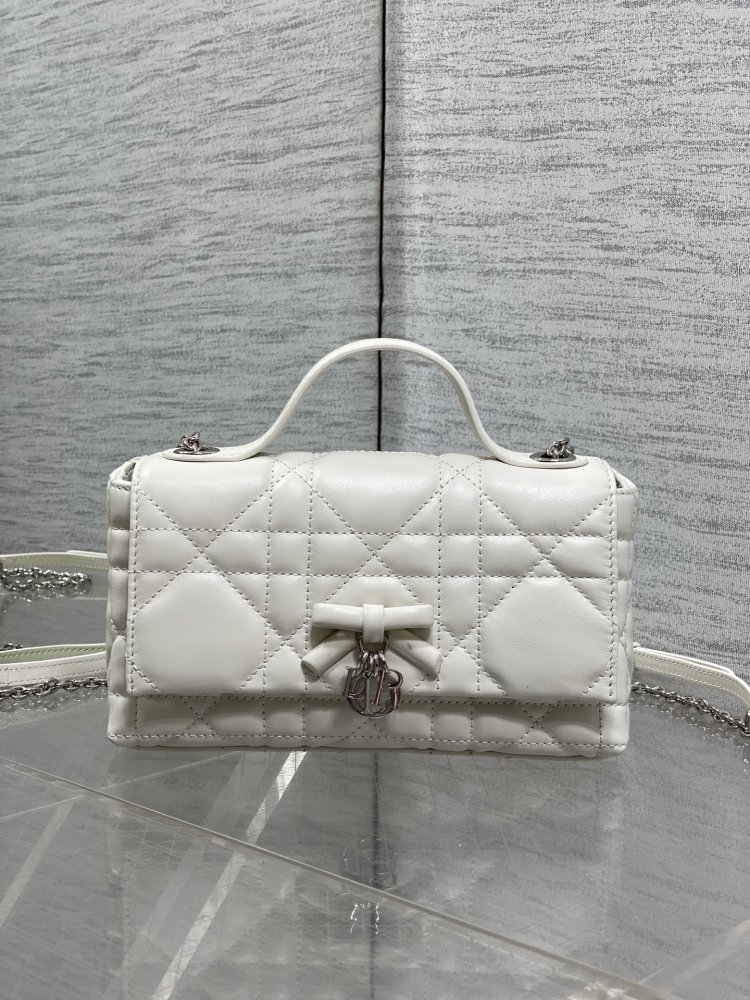 Сумка My Dior Mini 21 см в коже Cannage Lambskin
