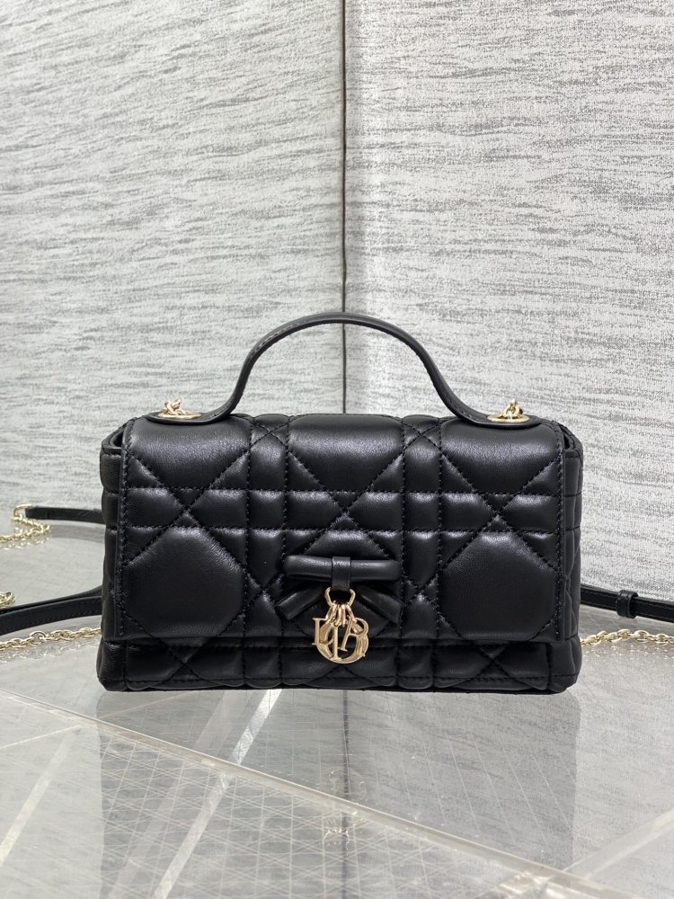 Сумка My Dior Mini 21 см в коже Cannage Lambskin
