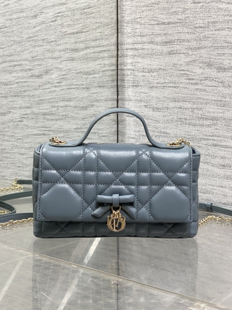 Сумка My Dior Mini 21 см в коже Cannage Lambskin