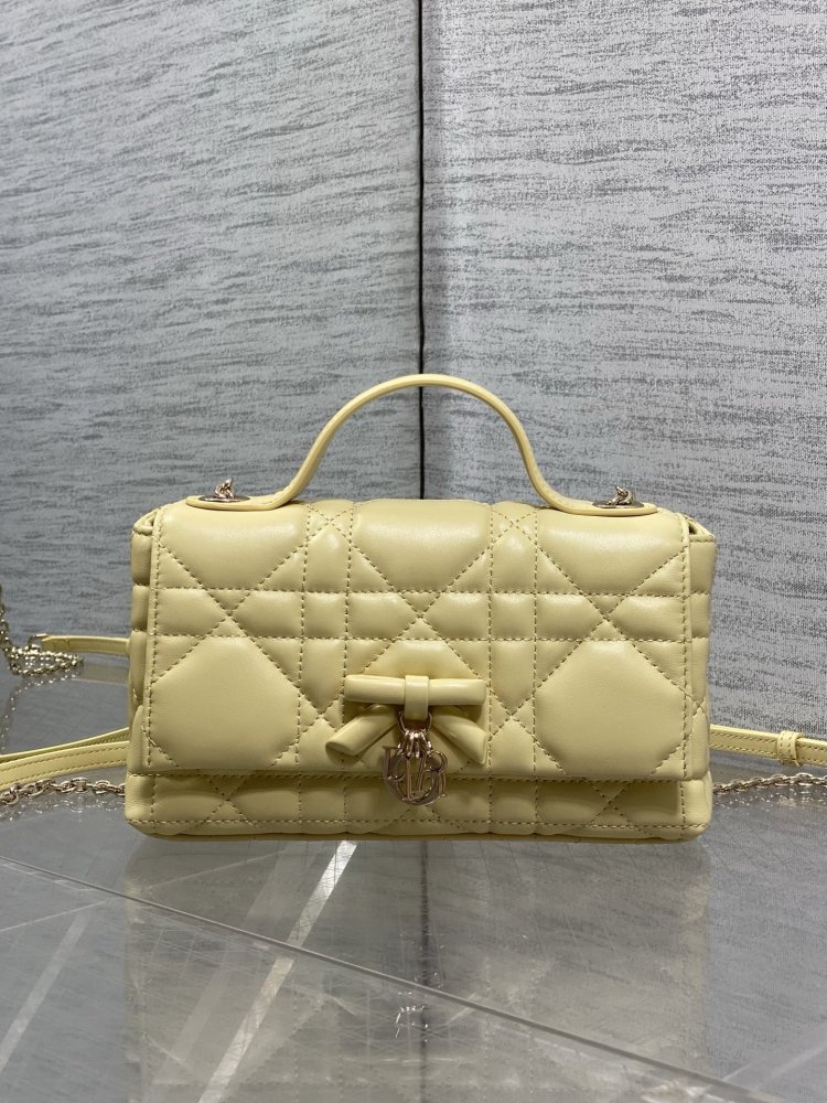 Сумка My Dior Mini 21 см в коже Cannage Lambskin