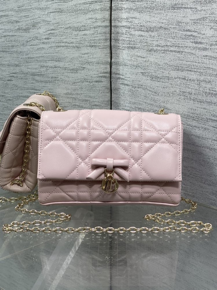 Сумка My Dior Mini 21 см в коже Cannage Lambskin