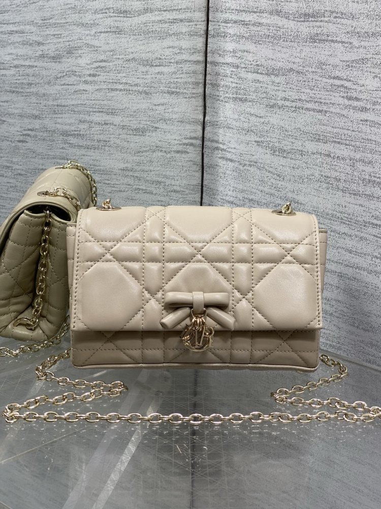 Сумка My Dior Mini 21 см в коже Cannage Lambskin
