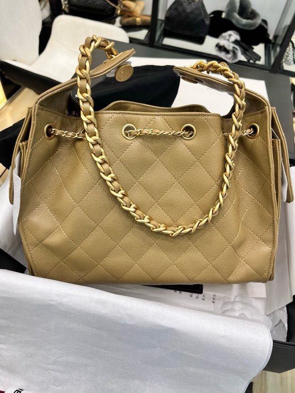 Сумка на плече шкіряна THE CHANEL 25 фото 7