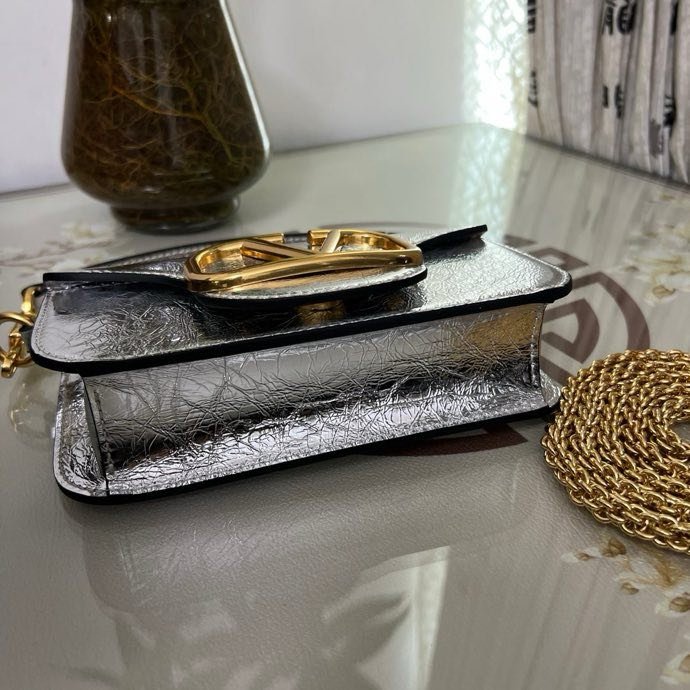 Сумка на плече Poudre Micro Loco з телячої шкіри з логотипом Vlogo фото 2