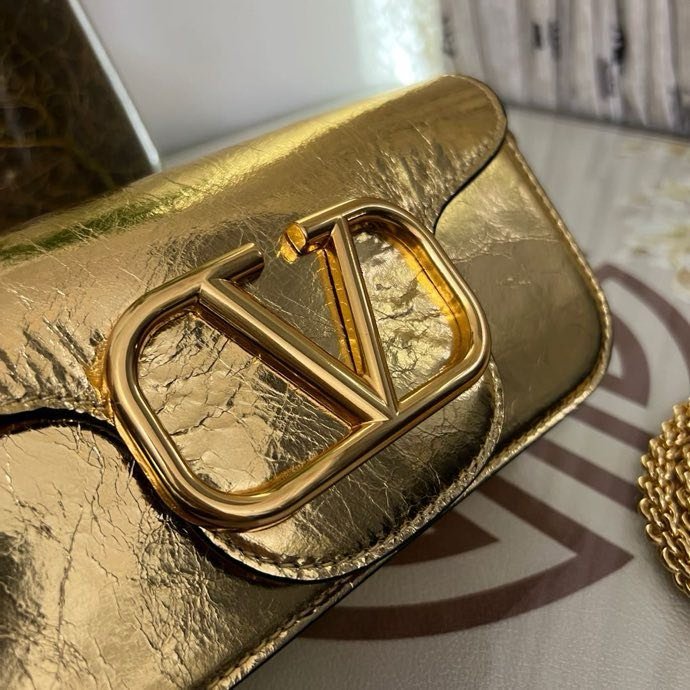 Сумка на плече Poudre Micro Loco з телячої шкіри з логотипом Vlogo фото 2