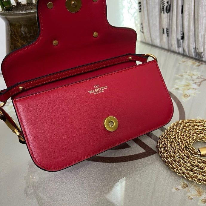 Сумка на плече Poudre Micro Loco з телячої шкіри з логотипом Vlogo фото 2