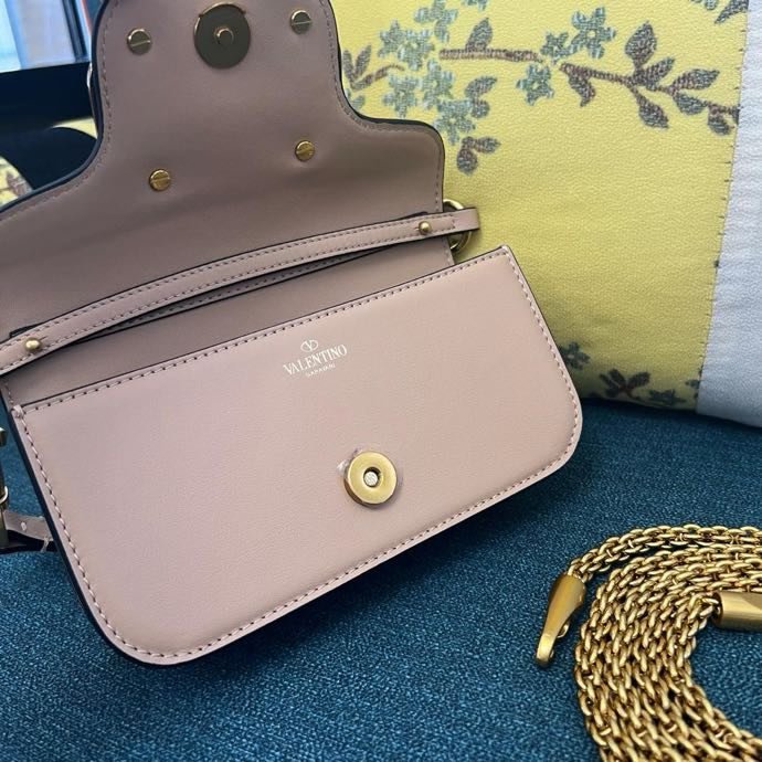 Сумка на плече Poudre Micro Loco з телячої шкіри з логотипом Vlogo фото 3