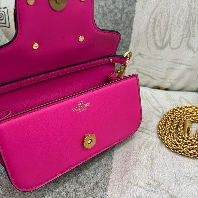 Сумка на плече Poudre Micro Loco з телячої шкіри з логотипом Vlogo фото 3