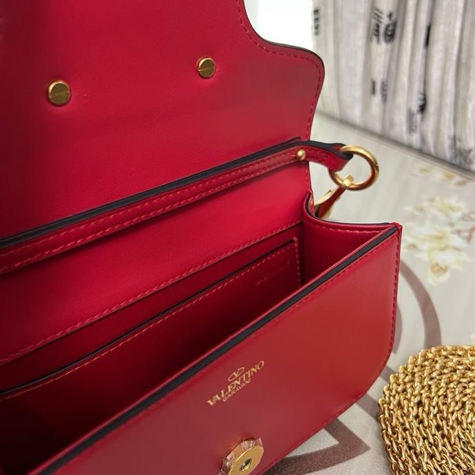 Сумка на плече Poudre Micro Loco з телячої шкіри з логотипом Vlogo фото 4