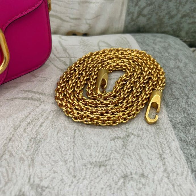 Сумка на плече Poudre Micro Loco з телячої шкіри з логотипом Vlogo фото 5