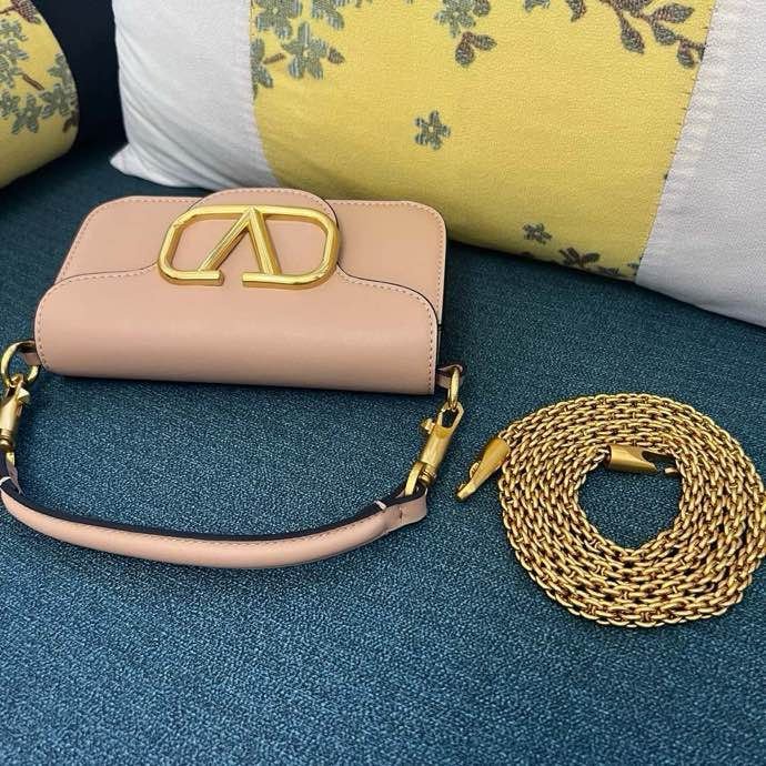 Сумка на плече Poudre Micro Loco з телячої шкіри з логотипом Vlogo фото 6