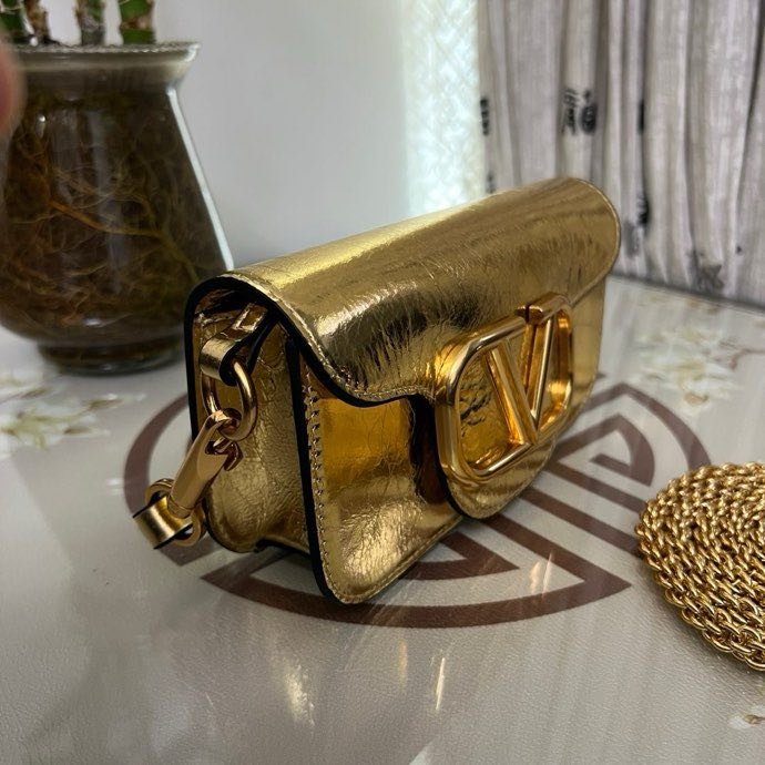 Сумка на плече Poudre Micro Loco з телячої шкіри з логотипом Vlogo фото 6