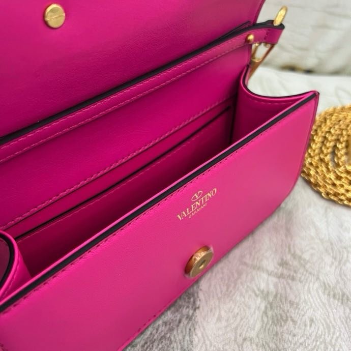 Сумка на плече Poudre Micro Loco з телячої шкіри з логотипом Vlogo фото 8