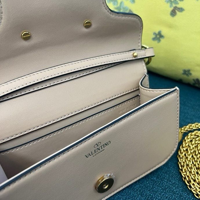 Сумка на плече Poudre Micro Loco з телячої шкіри з логотипом Vlogo фото 9