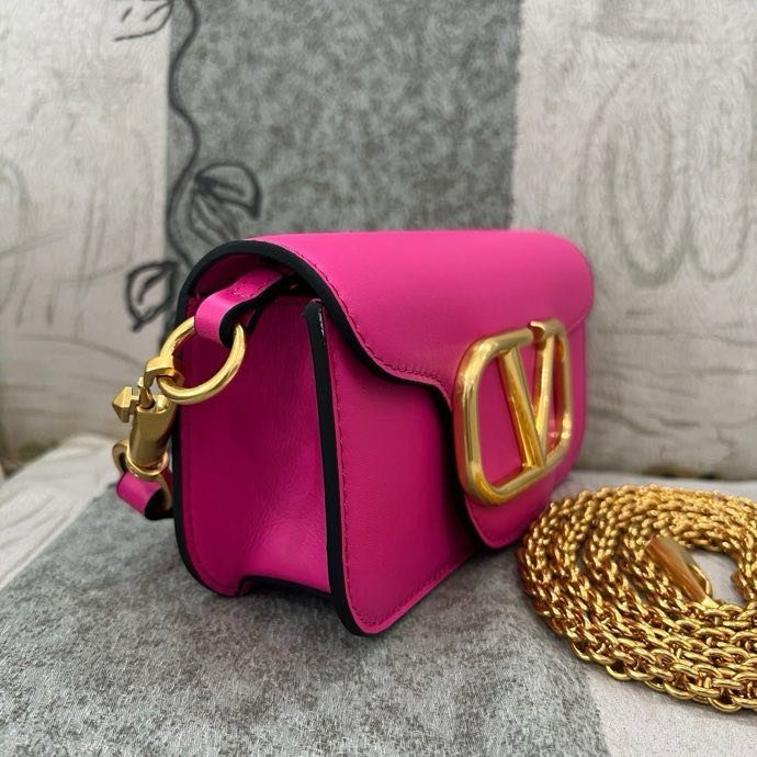 Сумка на плече Poudre Micro Loco з телячої шкіри з логотипом Vlogo фото 9